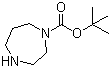 structure of CAS# 112275-50-0, 1-Boc-高哌嗪