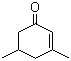 structure of CAS# 1123-09-7, 3,5-二甲基-2-环己烯-1-酮