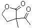 structure of CAS# 1123-19-9, 3-Acetyl-3-methyltetrahydrofuran-2-one