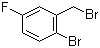 CAS # 112399-50-5, 2-Bromo-5-fluorobenzyl bromide, 5-Fluoro-2-bromobenzyl bromide