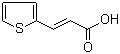 structure of CAS# 1124-65-8, (2E)-3-(2-噻吩基)丙烯酸
