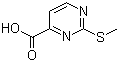 structure of CAS# 1126-44-9, 2-Methylthiopyrimidine-4-carboxylic acid