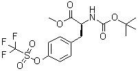 CAS 登录号：112766-18-4, N-叔丁氧羰基-O-三氟甲烷磺酰基-L-酪氨酸甲酯