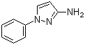 structure of CAS# 1128-56-9, 1-Phenyl-3-aminopyrazole