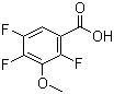 structure of CAS# 112811-65-1, 3-甲氧基-2,4,5-三氟苯甲酸