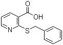 structure of CAS# 112811-90-2, 2-Thiobenzyl nicotinic acid