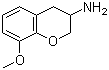 structure of CAS# 112904-73-1, 3,4-二氢-8-甲氧基-2H-1-苯并吡喃-3-胺