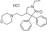 Doxapram hydrochloride molecular structure (CAS 113-07-5)