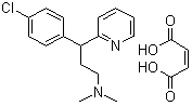 马来酸氯苯那敏分子结构 (CAS 113-92-8)