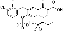 CAS # 1131640-69-1, Elvitegravir-d<sub>5</sub>