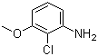 structure of CAS# 113206-03-4, 2-氯-3-甲氧基苯胺