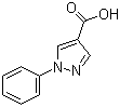 CAS # 1134-50-5, 1-Phenyl-1H-pyrazole-4-carboxylic acid