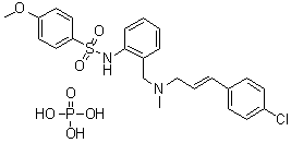 structure of CAS# 1135280-28-2, KN-92 phosphate