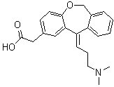 CAS # 113806-06-7, (11E)-11-[3-(Dimethylamino)propylidene]-6,11-dihydrodibenz[b,e]oxepin-2-acetic acid