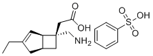 structure of CAS# 1138245-21-2, Mirogabalin besylate