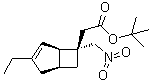 CAS 登录号：1138246-18-0, (1R,5S,6S)-3-乙基-6-(硝基甲基)-双环[3.2.0]庚-3-烯-6-乙酸叔丁酯