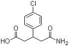 structure of CAS# 1141-23-7, 3-(4-Chlorophenyl)glutaramic acid