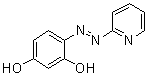 structure of CAS# 1141-59-9, 4-(2-吡啶基偶氮)间苯二酚