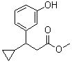 structure of CAS# 1142224-62-1, 3-环丙基-3-(3-羟基苯基)丙酸甲酯