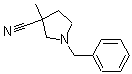 structure of CAS# 114373-05-6, 3-甲基-1-(苯甲基)-3-吡咯烷甲腈