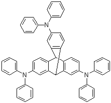 CAS # 1144515-97-8, 9,10-Dihydro-N2,N2,N6,N6,N14,N14-hexaphenyl-9,10[1',2']-benzenoanthracene-2,6,14-triamine