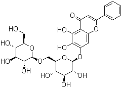 structure of CAS# 114482-86-9, Oroxin B