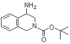structure of CAS# 1145753-88-3, tert-Butyl 4-amino-3,4-dihydroisoquinoline-2(1H)-carboxylate