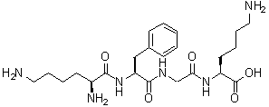 CAS 登录号：114577-12-7, L-赖氨酰-L-苯丙氨酰甘氨酰-L-赖氨酸