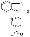 structure of CAS# 1146080-31-0, 2-氯-1-(5-硝基-2-吡啶基)-1H-苯并咪唑
