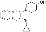 CAS # 1146080-49-0, 1-[3-(Cyclopropylamino)-2-quinoxalinyl]-4-piperidinol