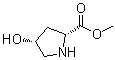structure of CAS# 114676-47-0, (2R,4R)-4-Hydroxypyrrolidine-2-carboxylic acid methyl ester