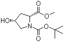 CAS # 114676-69-6, Methyl cis-1-Boc-4-hydroxy-D-prolinate