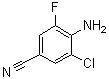 structure of CAS# 1147558-43-7, 4-氨基-3-氯-5-氟苯甲腈