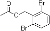 structure of CAS# 1147858-83-0, 2,6-二溴苄基乙酸酯