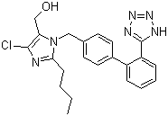structure of CAS# 114798-26-4, 洛沙坦