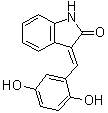 CAS 登录号：1148118-92-6, (3E)-3-[(2,5-二羟基苯基)亚甲基]-1,3-二氢-2H-吲哚-2-酮