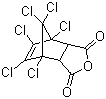 CAS # 115-27-5, Chlorendic anhydride, 1,4,5,6,7,7-Hexachloro-5-norbornene-2,3-dicarboxylic anhydride
