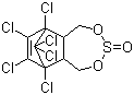 Thiosulfan molecular structure (CAS 115-29-7)