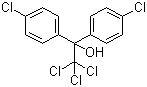 CAS # 115-32-2, Dicofol, 1,1-Bis-(chlorophenyl)-2,2,2-trichloroethanol, 2,2,2-Trichloro-1,1-bis(4-chlorophenyl)ethanol, 4,4'-Dichloro-alpha-(trichloromethyl)benzhydrol
