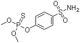 CAS 登录号：115-93-5, 畜蜱磷, 萨硫苯磺胺, O-[4-(氨基磺酰)苯基]硫代磷酸二甲酯