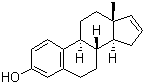 CAS # 1150-90-9, Estratetraenol, Estra-1,3,5(10),16-tetraen-3-ol, 1,3,5(10),16-Estratetraen-3-ol