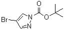 CAS # 1150271-23-0, 4-Bromopyrazole-1-carboxylic acid tert-butyl ester, tert-Butyl 4-bromo-1H-pyrazole-1-carboxylate