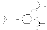 CAS 登录号：115029-76-0, (2R,3S,6S)-3-(乙酰氧基)-3,6-二氢-6-[2-(三甲基硅烷基)乙炔基]-2H-吡喃-2-甲醇乙酸酯