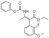 CAS # 1150560-51-2, (alphaZ)-2-Fluoro-3-methoxy-alpha-[1-[(phenoxycarbonyl)amino]ethylidene]benzeneacetic acid ethyl ester
