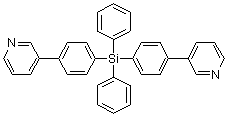 structure of CAS# 1152162-74-7, 二苯基二[4-(吡啶-3-基)苯基]硅烷