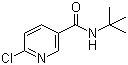 structure of CAS# 115309-58-5, 6-Chloro-N-tert-butylnicotinamide