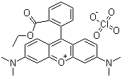structure of CAS# 115532-52-0, Tetramethylrhodamine ethyl ester perchlorate