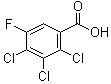 CAS # 115549-04-7, 2,3,4-Trichloro-5-fluorobenzoic acid