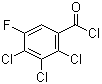 CAS # 115549-05-8, 2,3,4-Trichloro-5-fluorobenzoyl chloride, 2,3,4-Trichloro-5-fluorobenzoic acid chloride