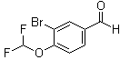 structure of CAS# 1155878-02-6, 3-溴-4-(二氟甲氧基)苯甲醛